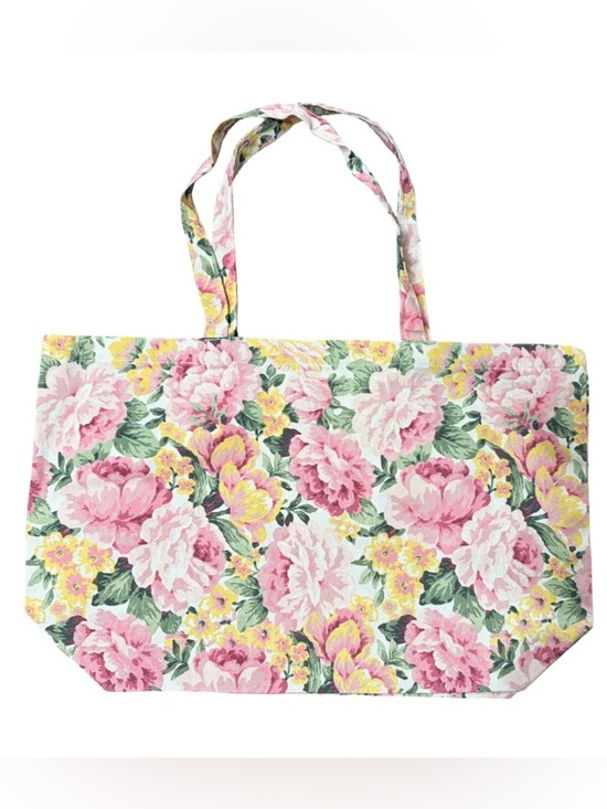 Sezane London Boutique Floral Garden Tote Bag 100% cotton Shopping Tote - NWOT - Picture 3 of 5